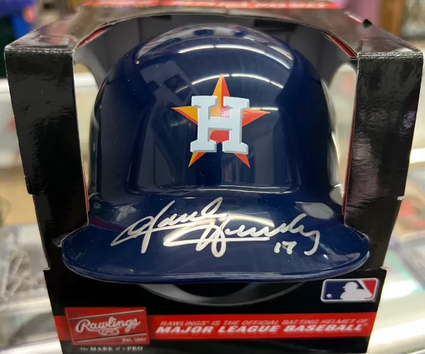 Boxed David Hensley Houston Astros Mini Helmet