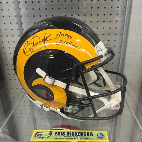 Eric Dickerson Los Angeles Rams Full Size Authentic Helmet