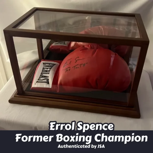 Framed Errol Spence Boxing Glove