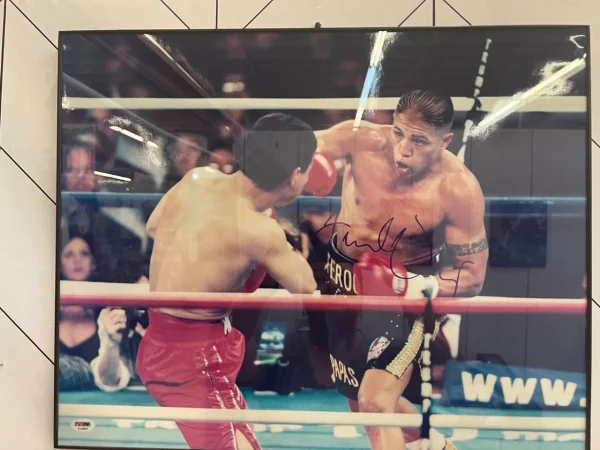 Framed Fernando Vargas 16 x 20 Photo