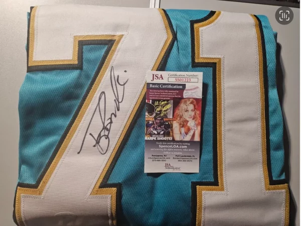 Tony Boselli Jacksonville Jaguars Loose Jersey