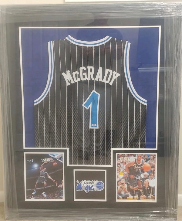 Framed Tracy McGrady Orlando Magic Jersey