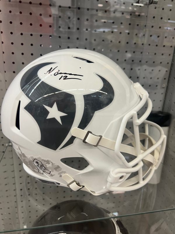 Nico Collins Salute to Service Houston Texans Replica Helmet