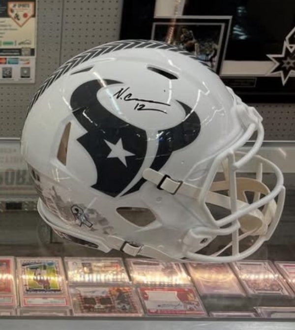 Nico Collins Houston Texans Full Size Authentic Salute To Service Helmet