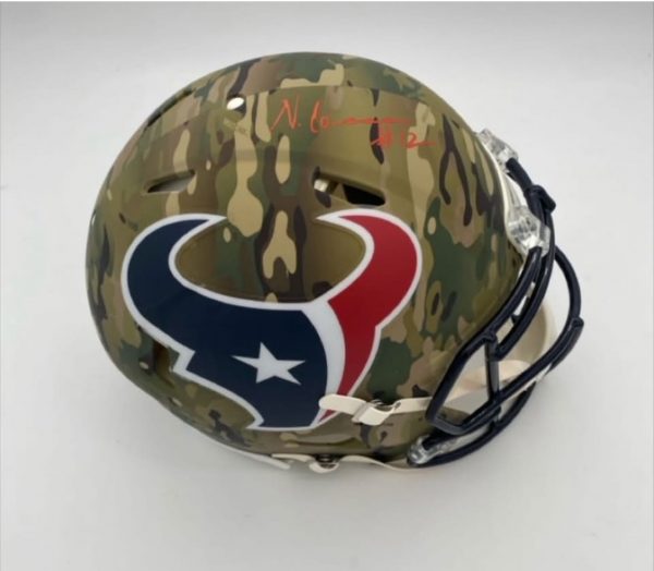Nico Collins Houston Texans Full Size Authentic Camo Helmet