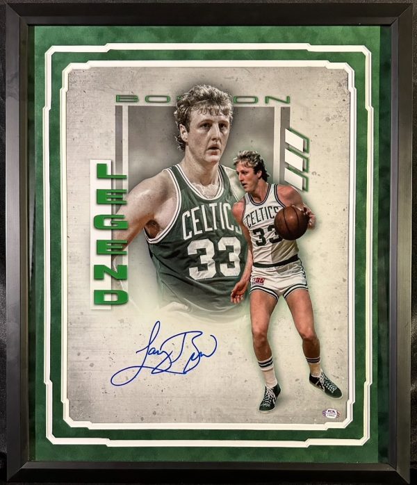 Custom-Framed Larry Bird Boston Celtics 16x20 Photo