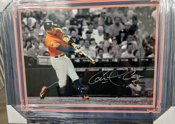 Custom Framed Carlos Correa Houston Astros 24x20 Photo