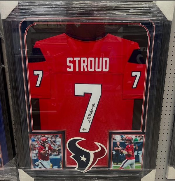 Framed CJ Stroud Houston Texans Jersey