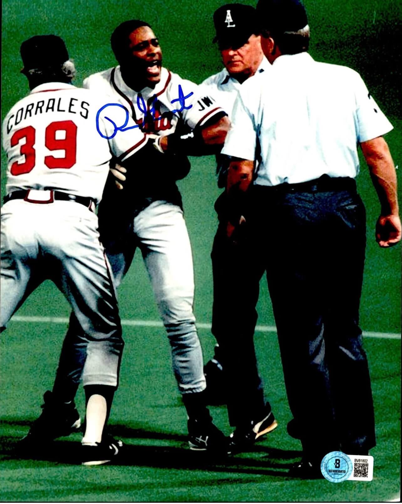 Framed Ron Gant 8x10 Photo