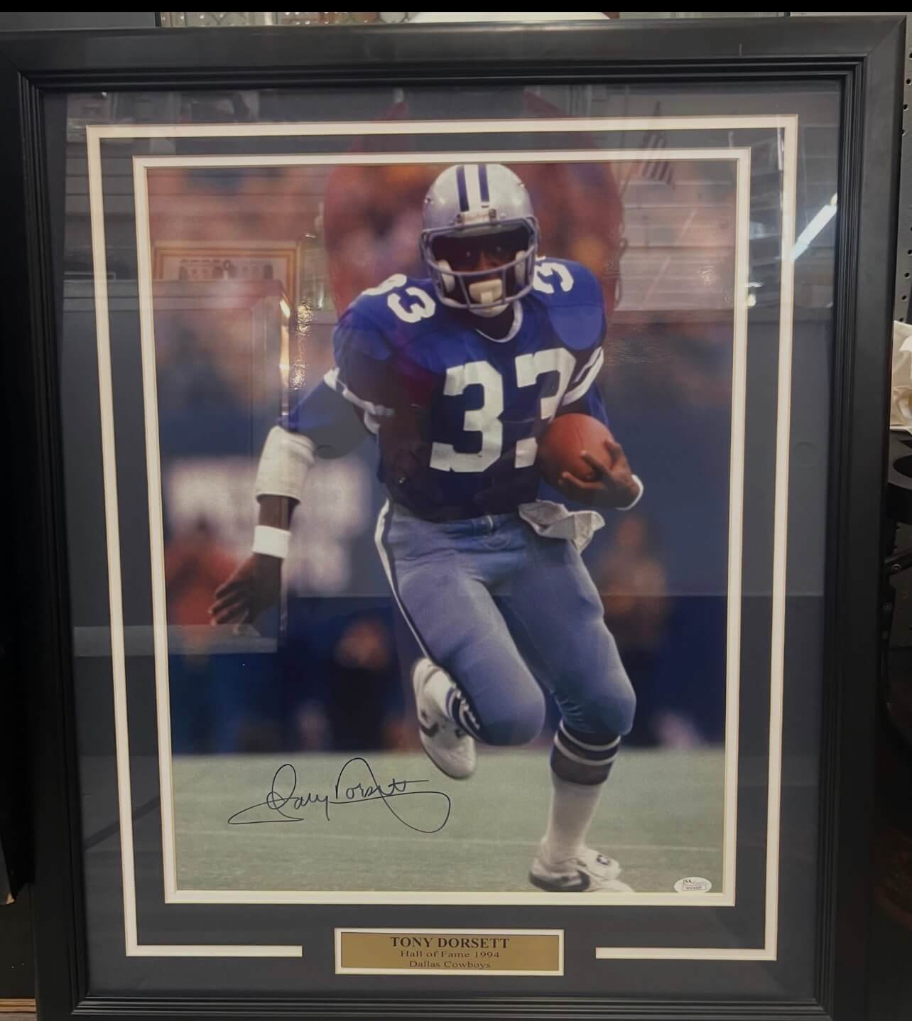 Custom-Framed Tony Dorsett Dallas Cowboys 16x20 Photo