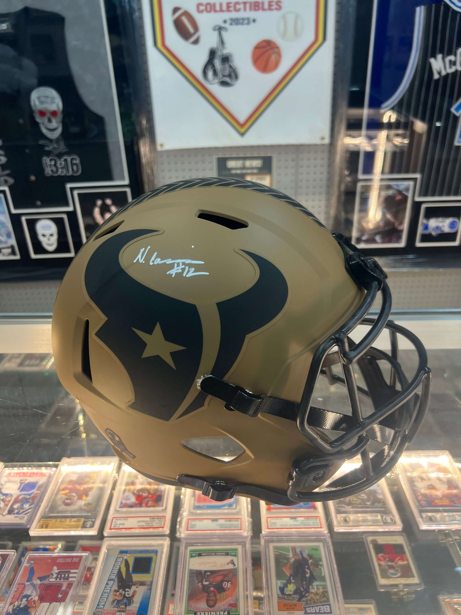 Nico Collins Houston Texans Salute to Service Replica Helmet