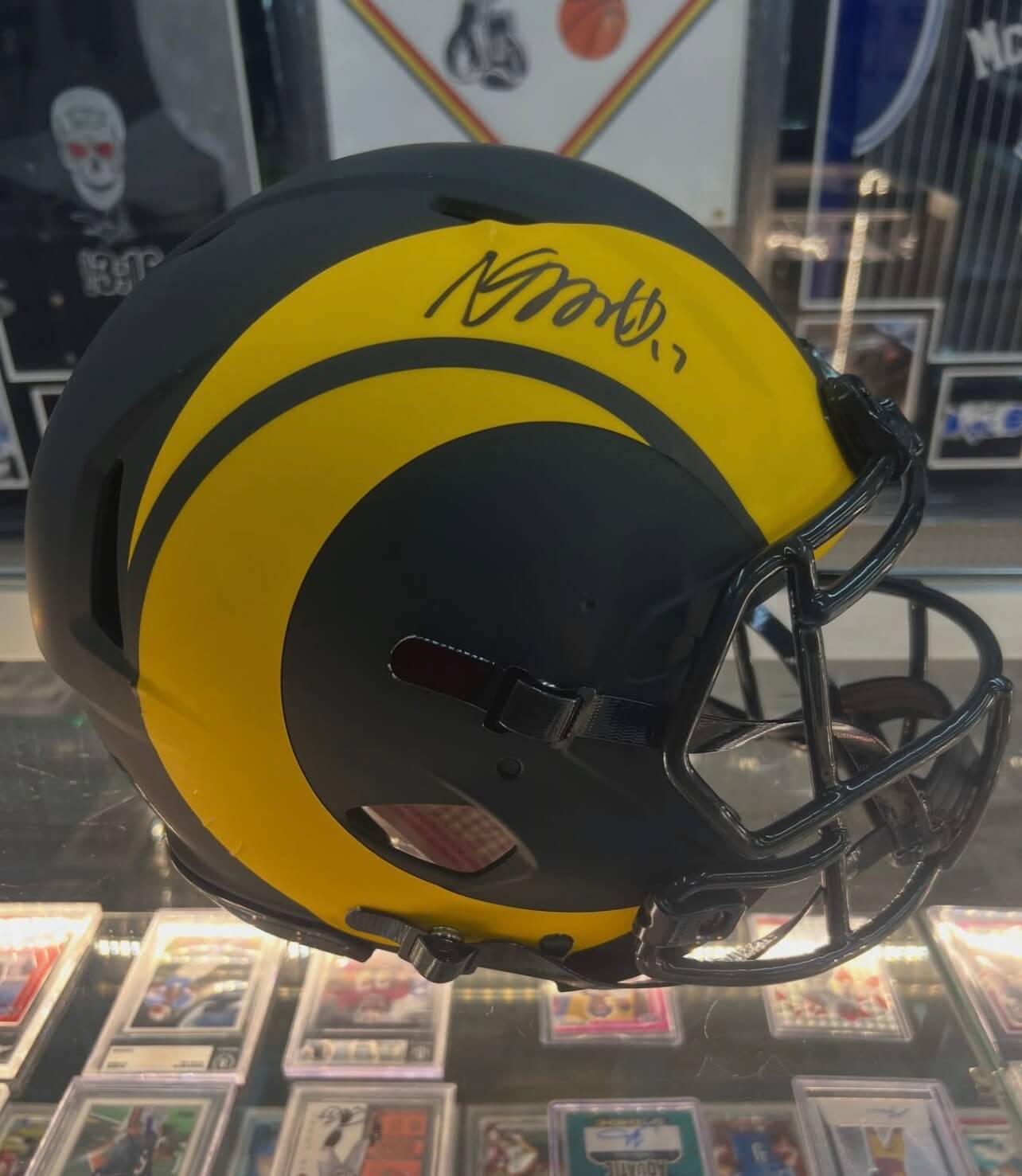 Davante Adams Los Angeles Rams Full Size Authentic Helmet