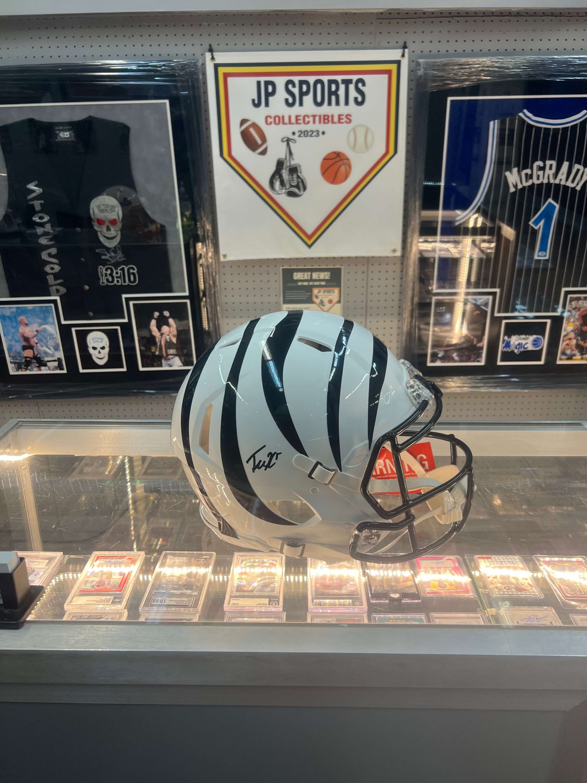 Tee Higgins Cincinnati Bengals Full Size Authentic Helmet