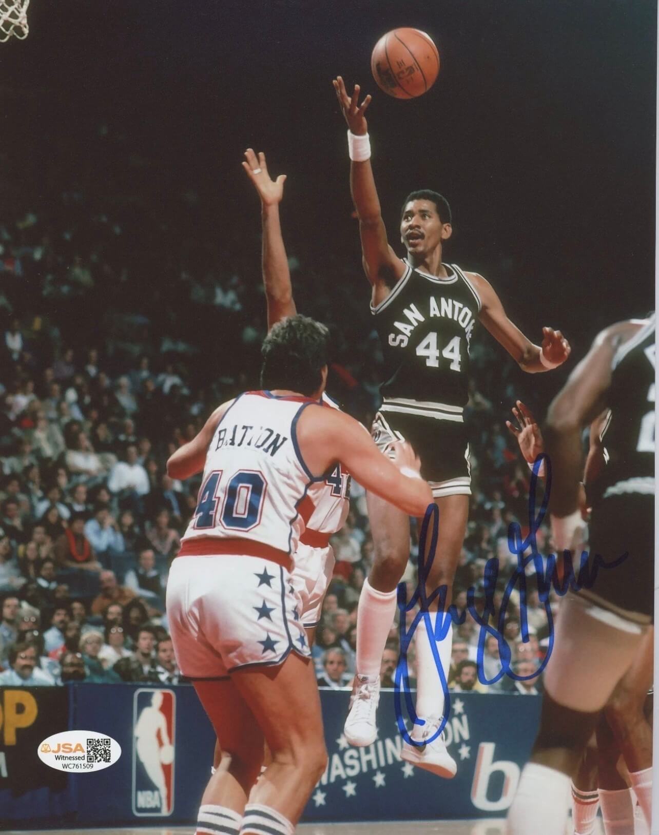 Framed George Gervin San Antonio Spurs 8x10 Photo