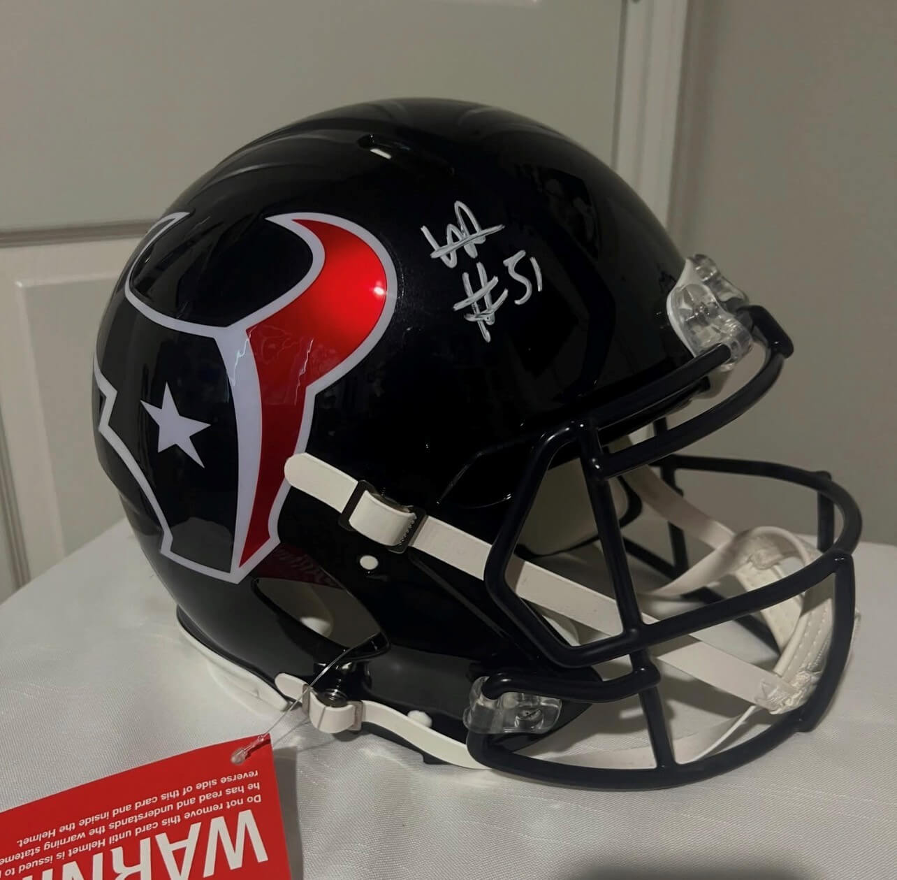 Will Anderson Jr. Houston Texans Full Size Authentic Helmet
